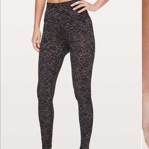 lululemon align 28” lacescape spanish rose 4